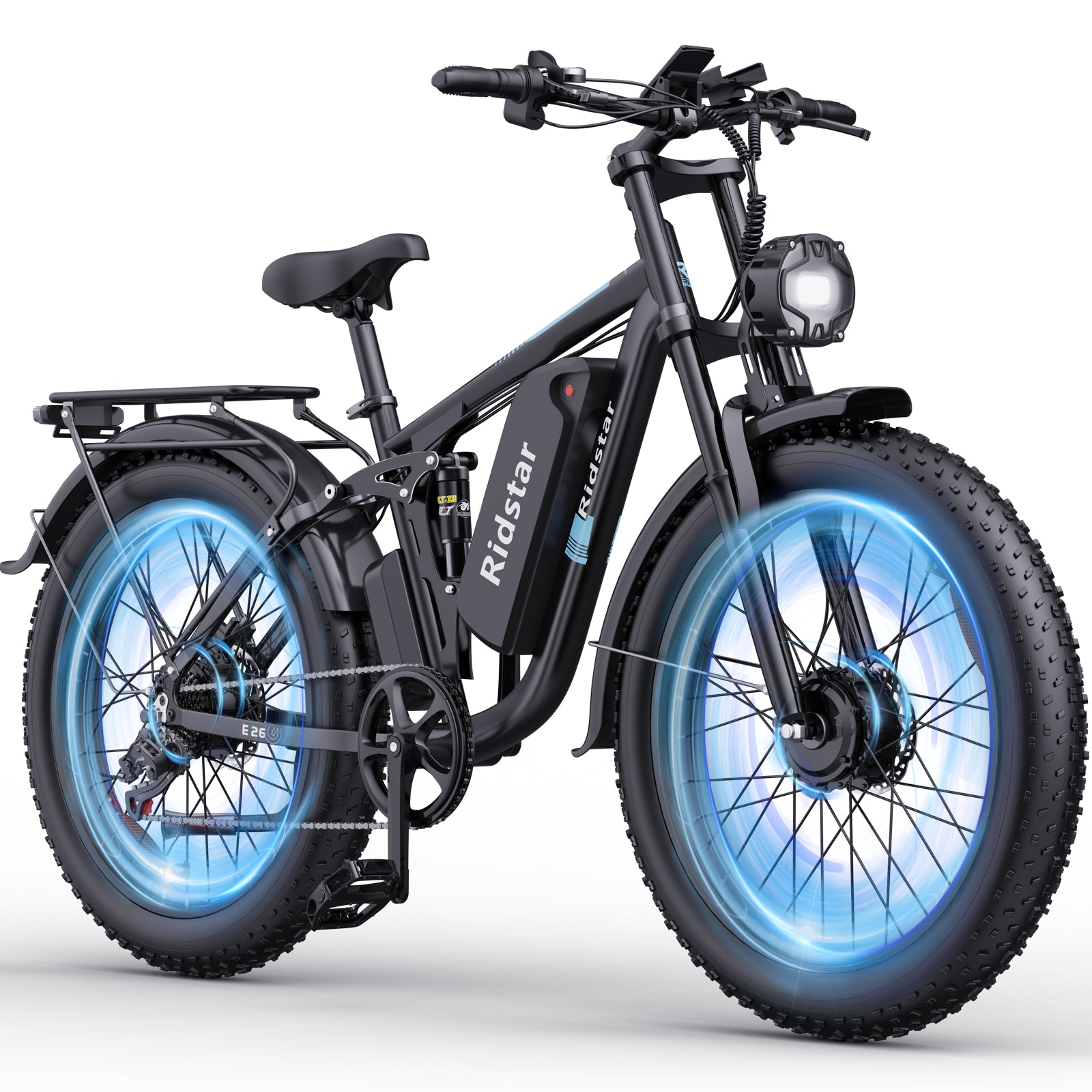 Ridstar E Bike E26Pro Folding Fat Tire Mountain Electric Bike