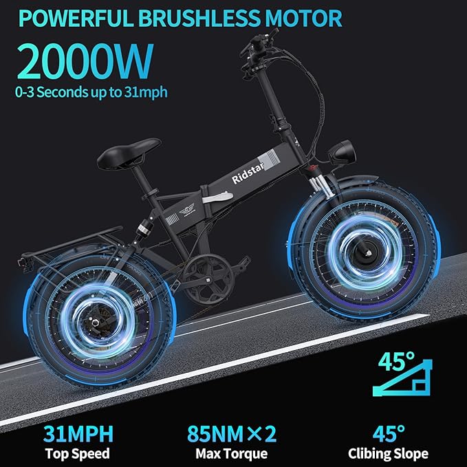 Ridstar H20 Folding Electric Bike