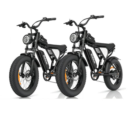 Ridstar Q20 Lite 1000W Fat Tire Electric Bicycle * 2